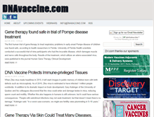 Tablet Screenshot of dnavaccine.com
